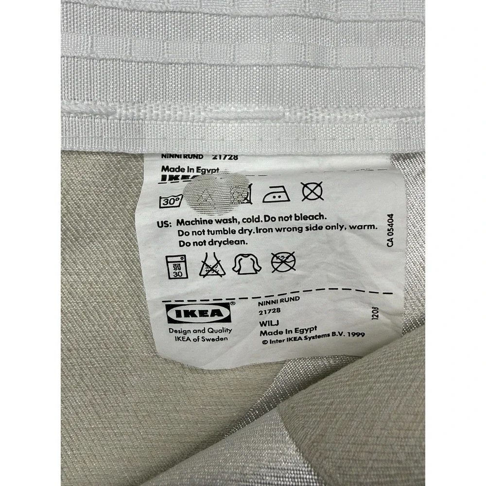 Ikea NINNI RUND‎ Curtains Drapes Panels Large Dots Circles 57 x 96